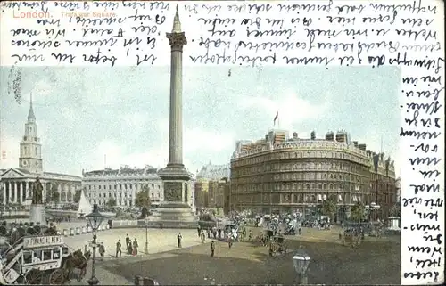 London Trafalgar Square Kutsche  / City of London /Inner London - West
