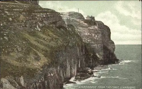 Llandudno Wales Lighthouse  / Conwy /