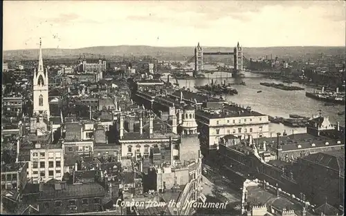 London Monument Bridge Schiff / City of London /Inner London - West