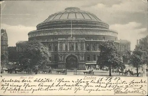 London Albert Hall Kutsche / City of London /Inner London - West
