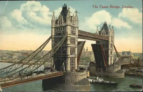 London Tower Bridge Schiff / City of London /Inner London - West