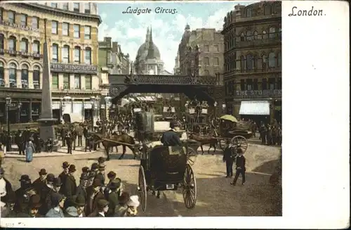 London Ludgate Circus Kutsche / City of London /Inner London - West