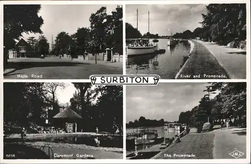 Surbiton Hill Maple Road Claremont Gardens River Promenade / Kingston upon Thames /Outer London - South