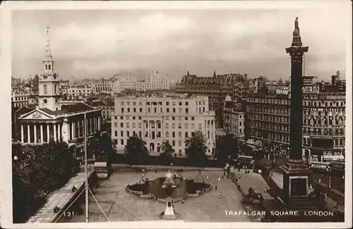 London Trafalgar Square  / City of London /Inner London - West