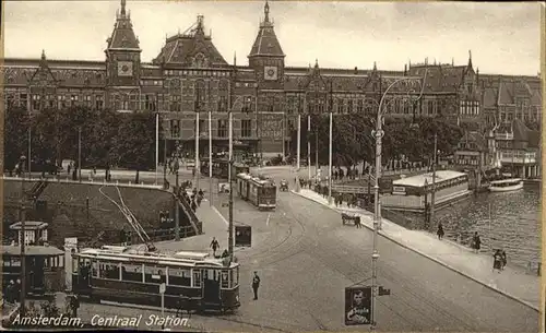 Amsterdam Centraal Station Strassenbahn *