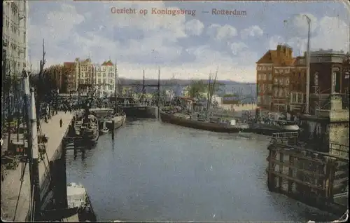 Rotterdam Gezicht op Koningsbrug x