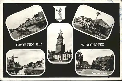 Winschoten Grintweg Toren Bosplein Raad van Arbeid x