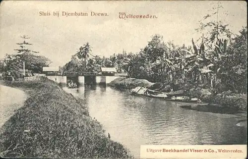 Weltevreden Sluis bij Djembatan Doewa x