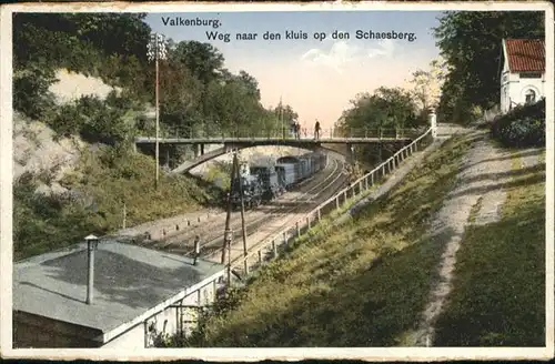 Valkenburg aan de Geul Valkenburg Weg naar den kluis op den Schaesberg Eisenbahn x / Valkenburg /Maastricht