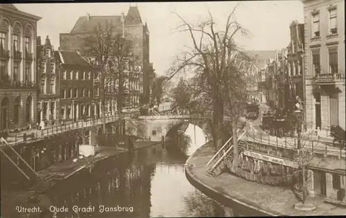 Utrecht Oude Gracht Jansbrug *