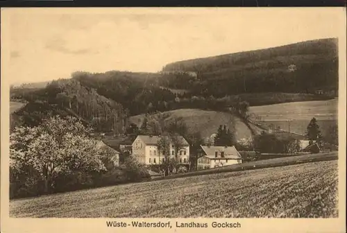 Waltersdorf Schlesien Landhaus Gocksch