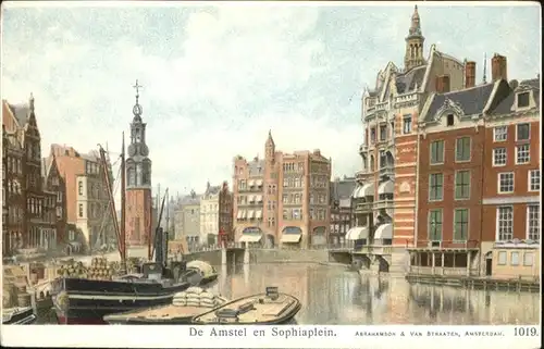 Amsterdam de Amstel en Sophiaplein *