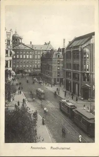 Amsterdam Raadhuisstraat Strassenbahn *