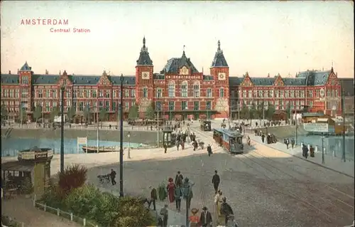 Amsterdam Centraal Station Strassenbahn *