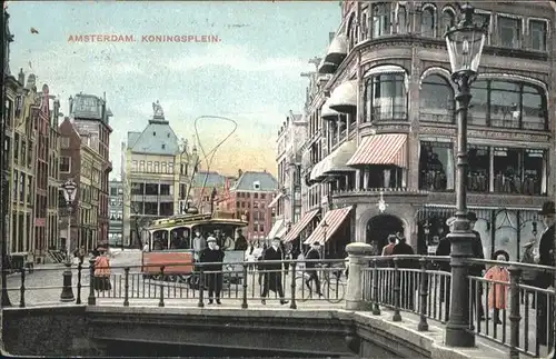 Amsterdam Koningsplein Strassenbahn x