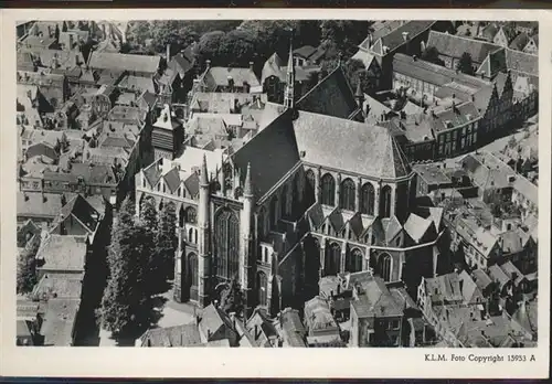 Leiden Fliegeraufnahme Hooglandsche Kerk x