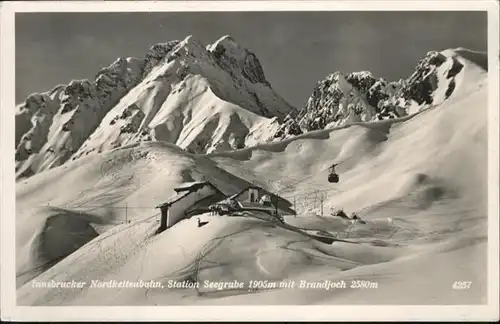 Innsbruck Nordkettenbahn Seegrube Brandjoch