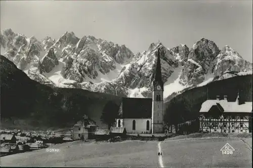 Gosau Oberoesterreich Kirche  / Gosau Salzkammergut /Traunviertel