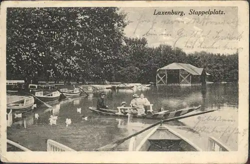 Laxenburg Stappelplatz Boot Schwanz