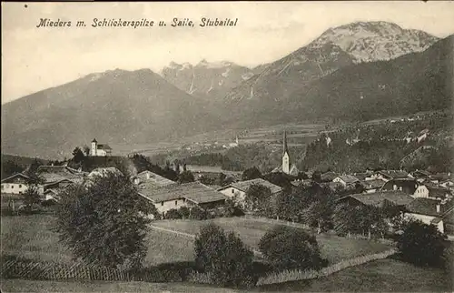 Mieders Tirol Schlickerspitze  / Mieders /Innsbruck