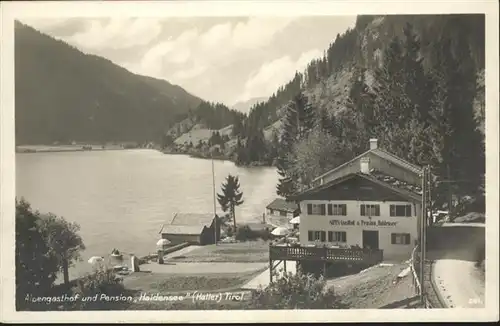 wq93060 Reutte Tirol Gasthof Haldensee Kategorie. Reutte Alte Ansichtskarten