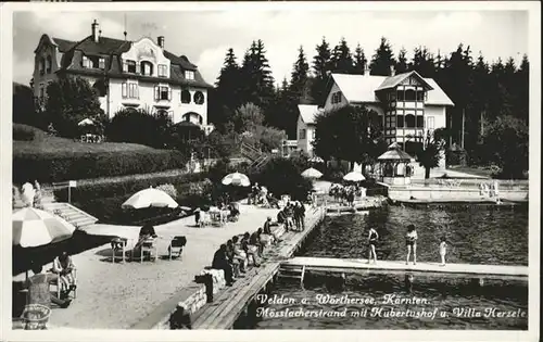 Velden Woerthersee Moesselacherstrand Hubertushof /  /