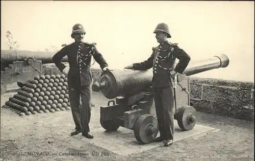Monaco Carabieres Soldaten Kanone *