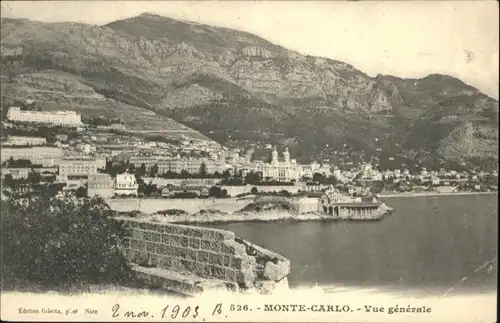 ws76918 Monte-Carlo Monte Carlo  x Kategorie. Monte-Carlo Alte Ansichtskarten