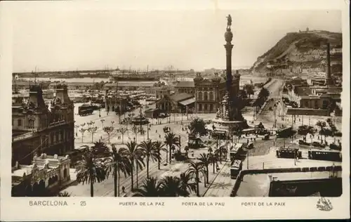 Barcelona Strassenbahn Puerta La Paz  *