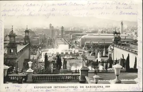 Barcelona Exposicion Internacional x