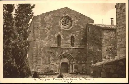 Tarragona Escornalbou Facana Monestir *