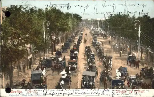 Sevilla Feria Desfile Coches x