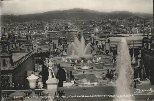 Barcelona Parque Montjuich Palacio Nacional x