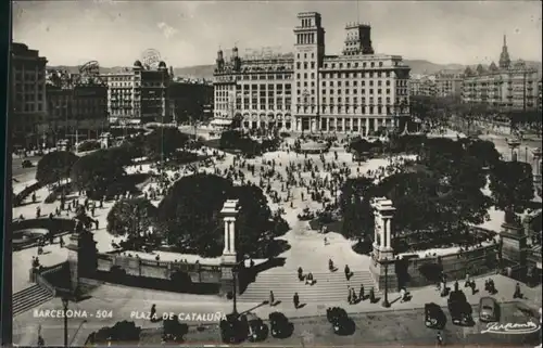 Barcelona Plaza Cataluna x