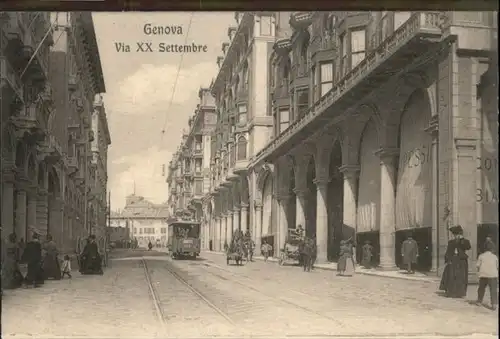 Genova Strassenbahn Via XX Settembre *