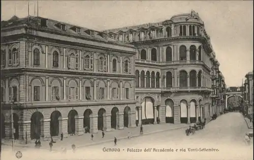 Genova Palazzo Accademia Via Venti-Settembre *