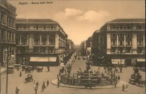 Napoli  Piazza Borsa x