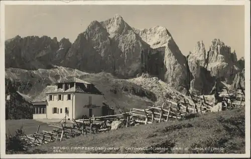 Rifugio Ciampedie Catinaccio Torri Vajolet x