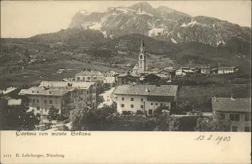 ws87719 Cortina d Ampezzo Cortina Monte Tofana * Kategorie. Cortina d Ampezzo Alte Ansichtskarten