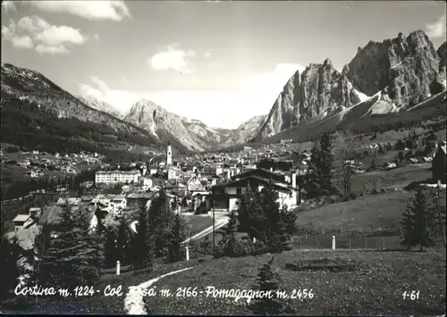 ws87960 Cortina d Ampezzo Cortina Pomagagnon x Kategorie. Cortina d Ampezzo Alte Ansichtskarten