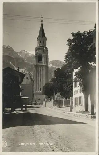 ws88044 Cortina d Ampezzo Cortina Kirche * Kategorie. Cortina d Ampezzo Alte Ansichtskarten