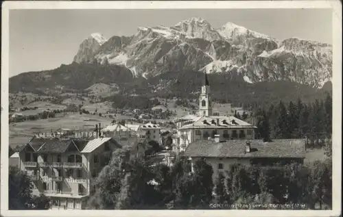 ws88142 Cortina d Ampezzo Cortina Kirche x Kategorie. Cortina d Ampezzo Alte Ansichtskarten