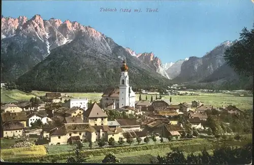 Toblach Tirol Kirche  *