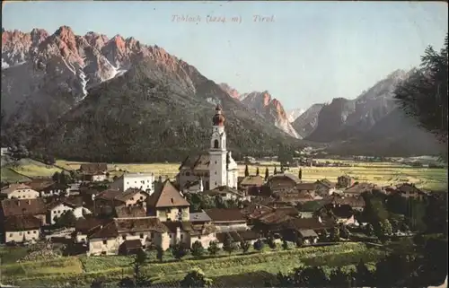 Toblach Tirol Kirche  x