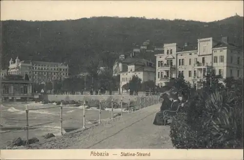 Abbazia Istrien Slatina Strand * / Seebad Kvarner Bucht /Primorje Gorski kotar