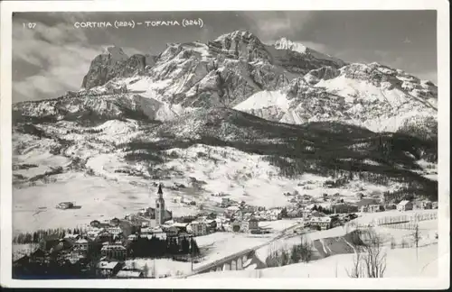 ws88620 Cortina d Ampezzo Cortina Tofana x Kategorie. Cortina d Ampezzo Alte Ansichtskarten