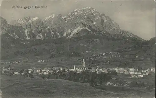 ws88640 Cortina d Ampezzo Cortina Cristallo x Kategorie. Cortina d Ampezzo Alte Ansichtskarten