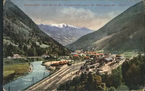 Franzensfeste Brennerbahn Bahnhof Plose Tirol x
