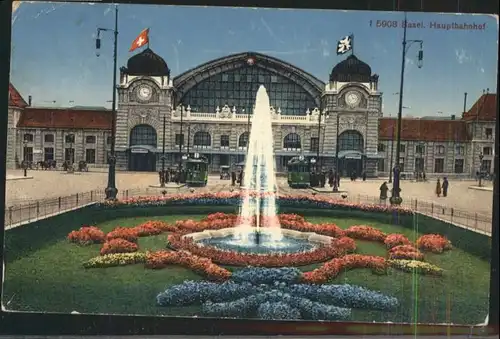 Basel Hauptbahnhof Brunnen x