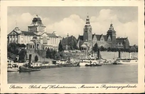 Stettin Hakenterrasse Museum Regierungsgebaeude x